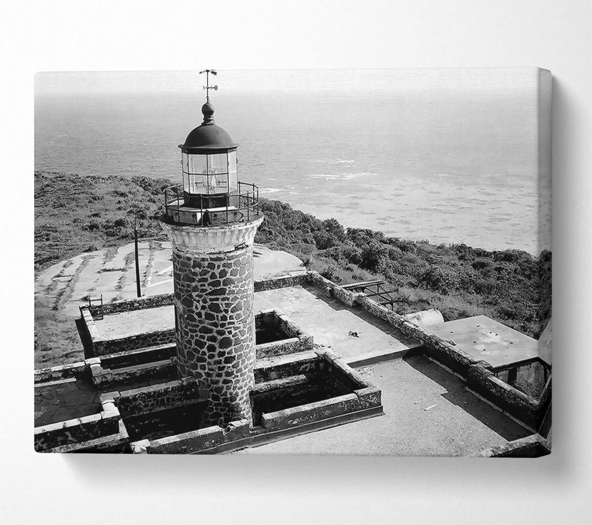 Ansel Adams Faro Isla De Culebritas 2 Canvas Wall Art