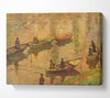 Monet Fishermen On The Seine At Poissy Canvas Wall Art