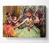 Degas Four Dancers Behind The Scenes Canvas Wall Art