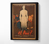 French Poster 4 Canvas Wall Art