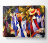 August Macke Girls In The Open Canvas Wall Art