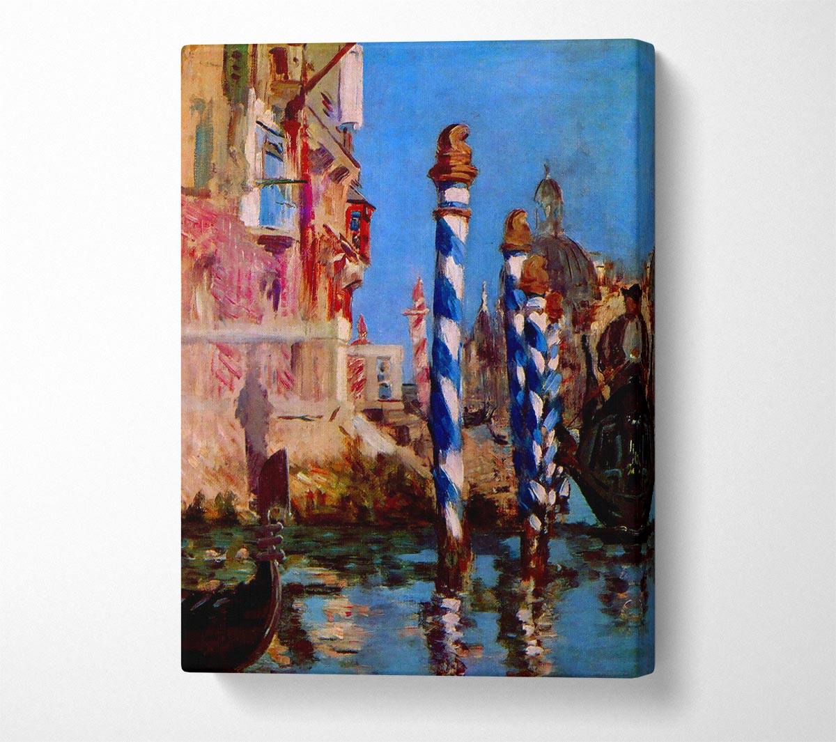 Manet Grand Canal In Venice Canvas Wall Art