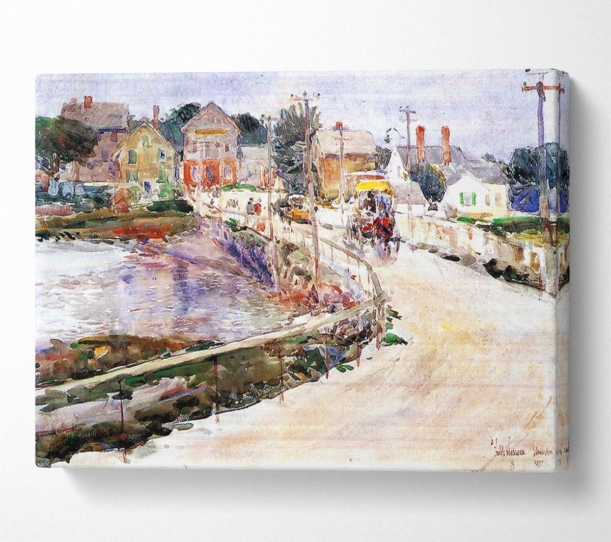 Hassam In Gloucester Canvas Wall Art