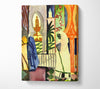 August Macke In The Temple Hall 1 Canvas Wall Art