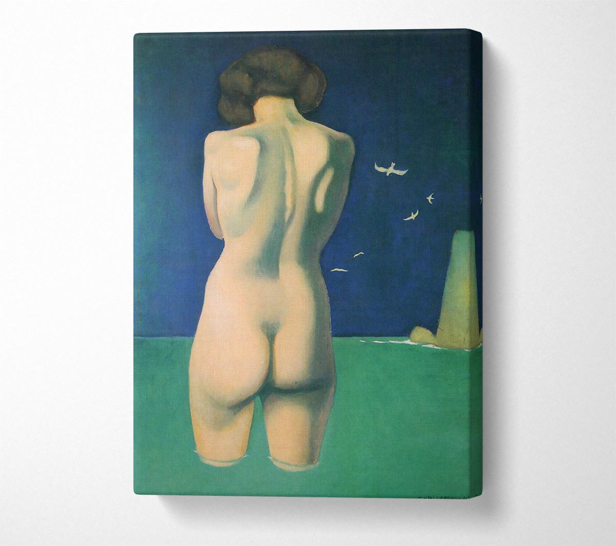 Felix Vallotton In The Water Canvas Wall Art