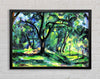 Cezanne In The Woods Framed Wall Art