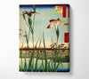 Hiroshige Iris Garden Canvas Wall Art