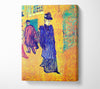 Toulouse Lautrec Jane Avril Leaves The Moulin Rouge Canvas Wall Art