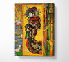 Van Gogh Japonaiserie Oiran After Kesa Eisen Canvas Wall Art