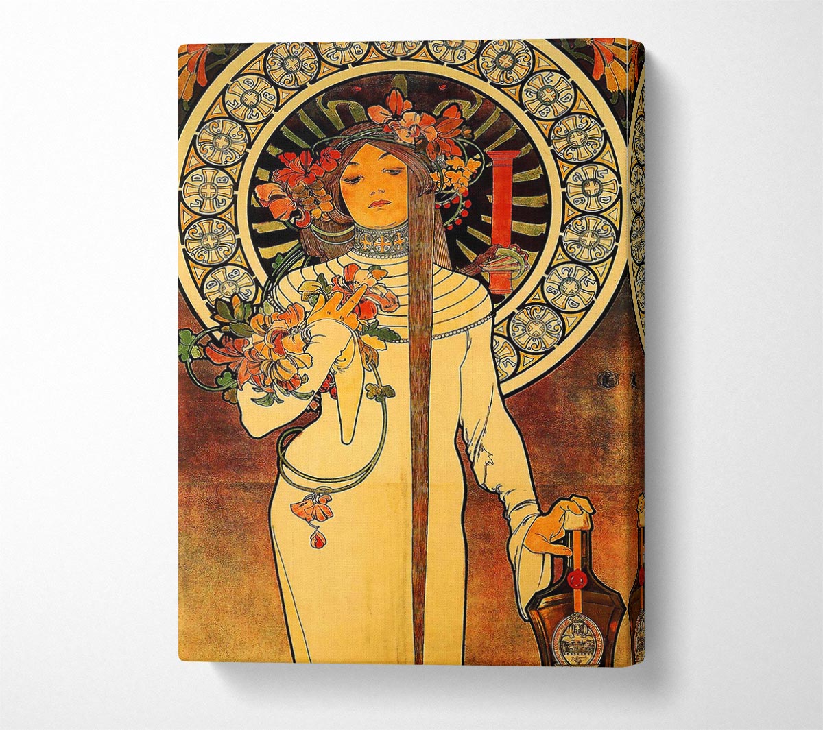 Alphonse Mucha La Trappistine Canvas Wall Art