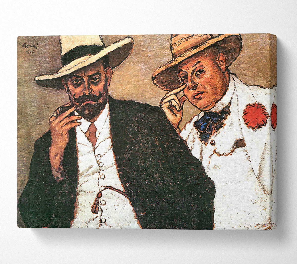 Joseph Rippl-Ronai Lajos Und Odon Canvas Wall Art