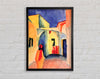August Macke Look In A Lane Framed Wall Art