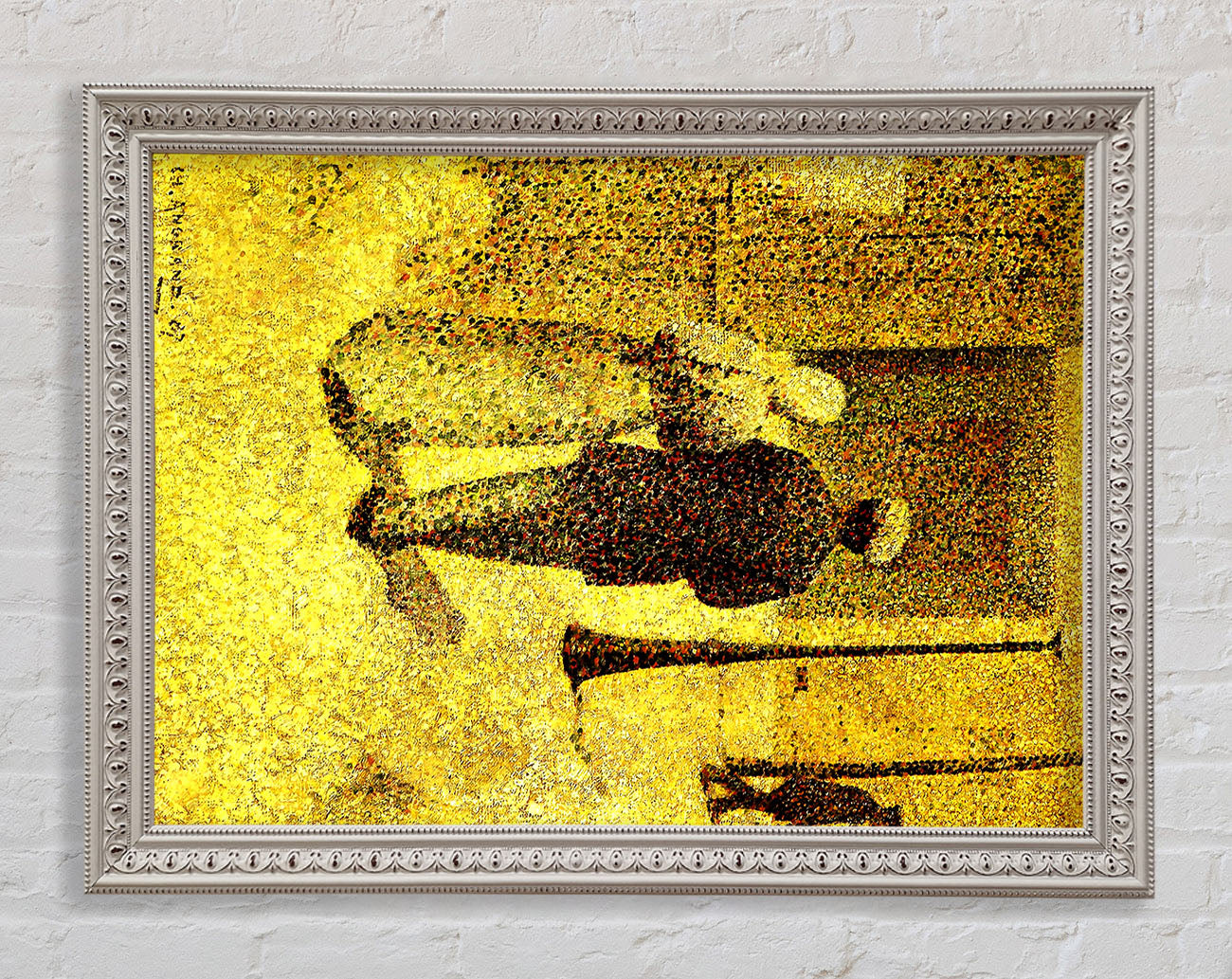 Agrande Man And Woman On The Street Framed Wall Art