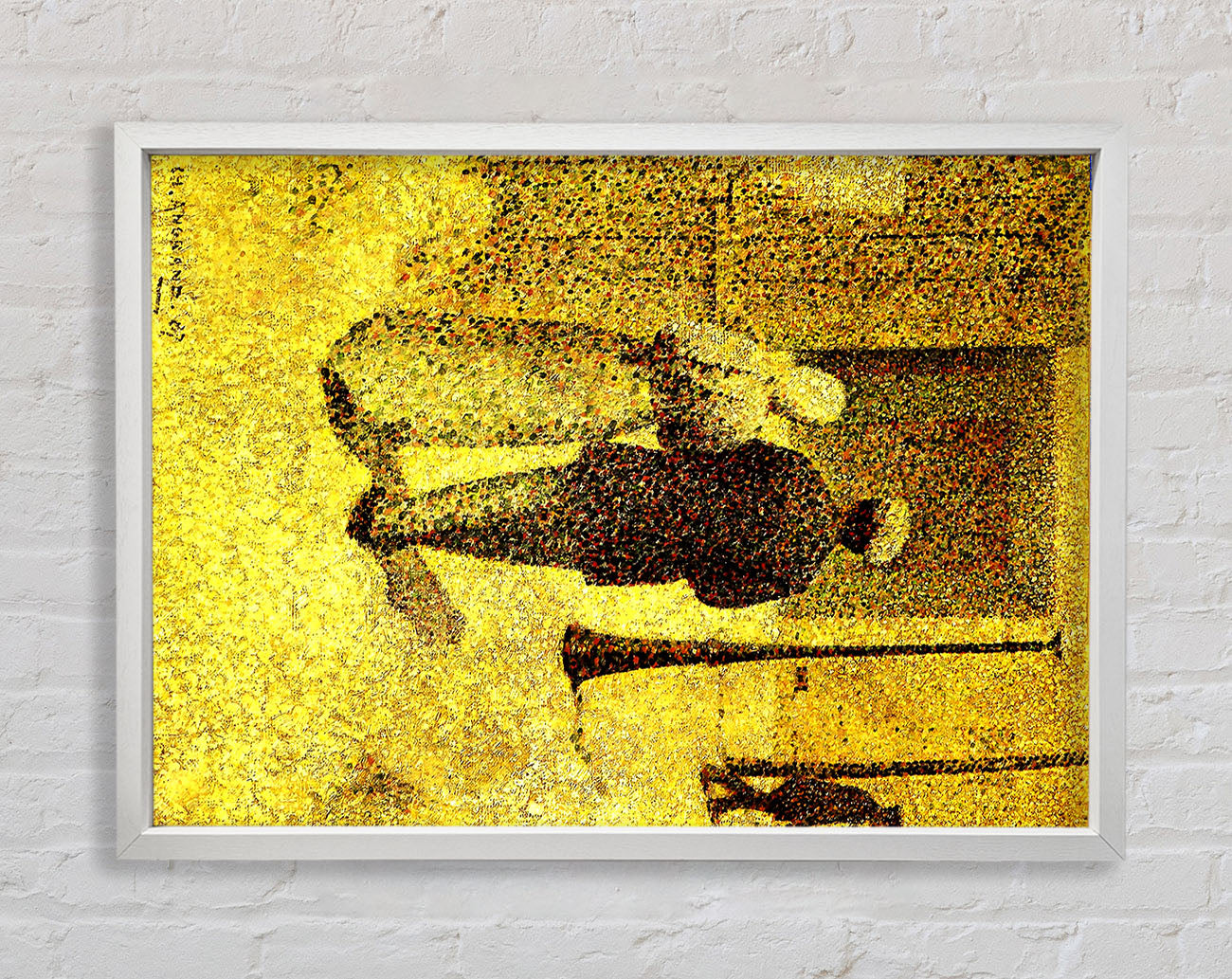 Agrande Man And Woman On The Street Framed Wall Art