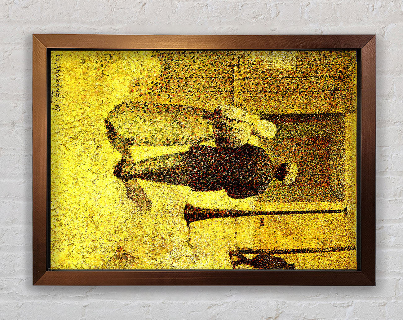 Agrande Man And Woman On The Street Framed Wall Art