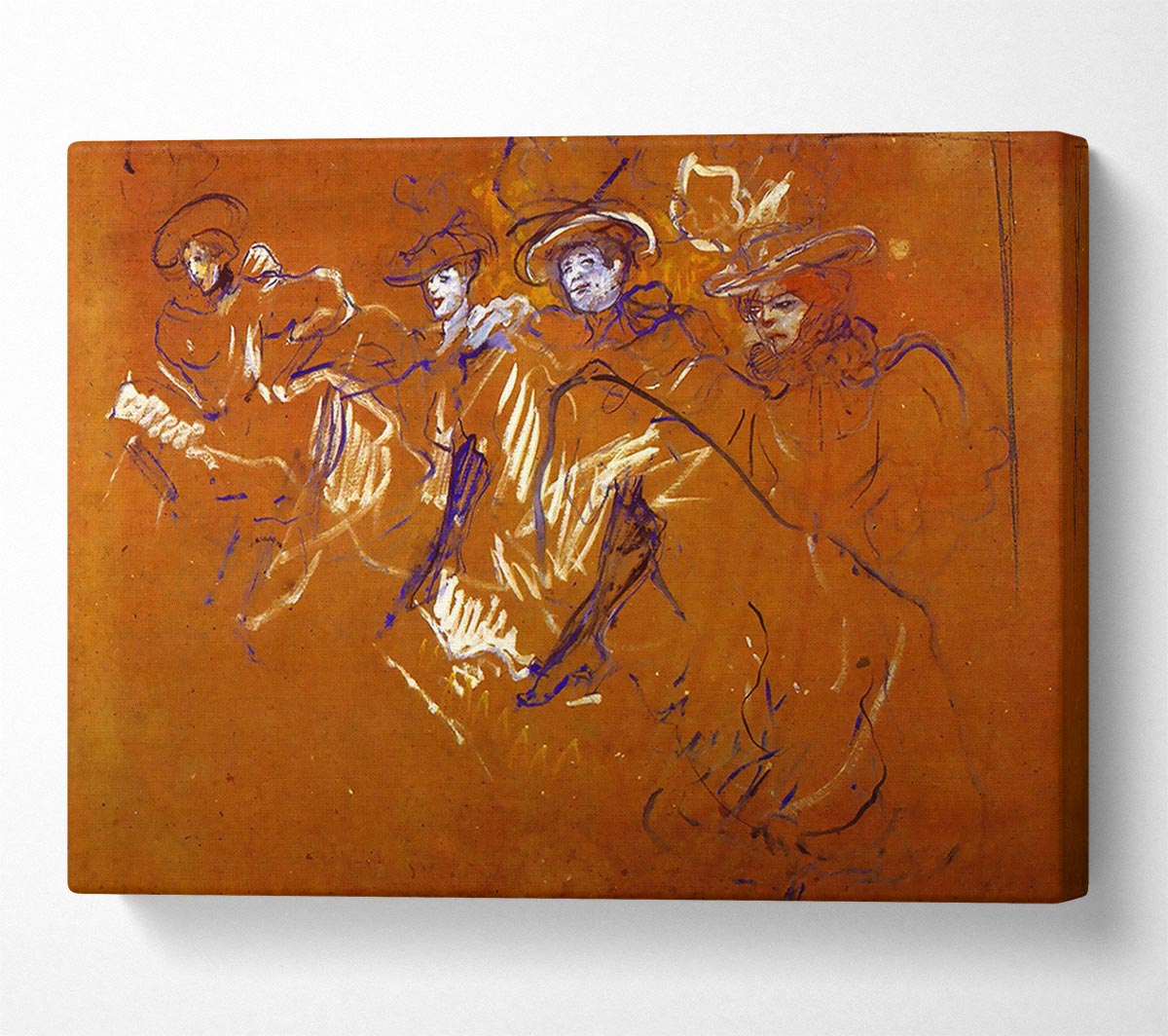 Toulouse Lautrec Mlles Eglantines Canvas Wall Art