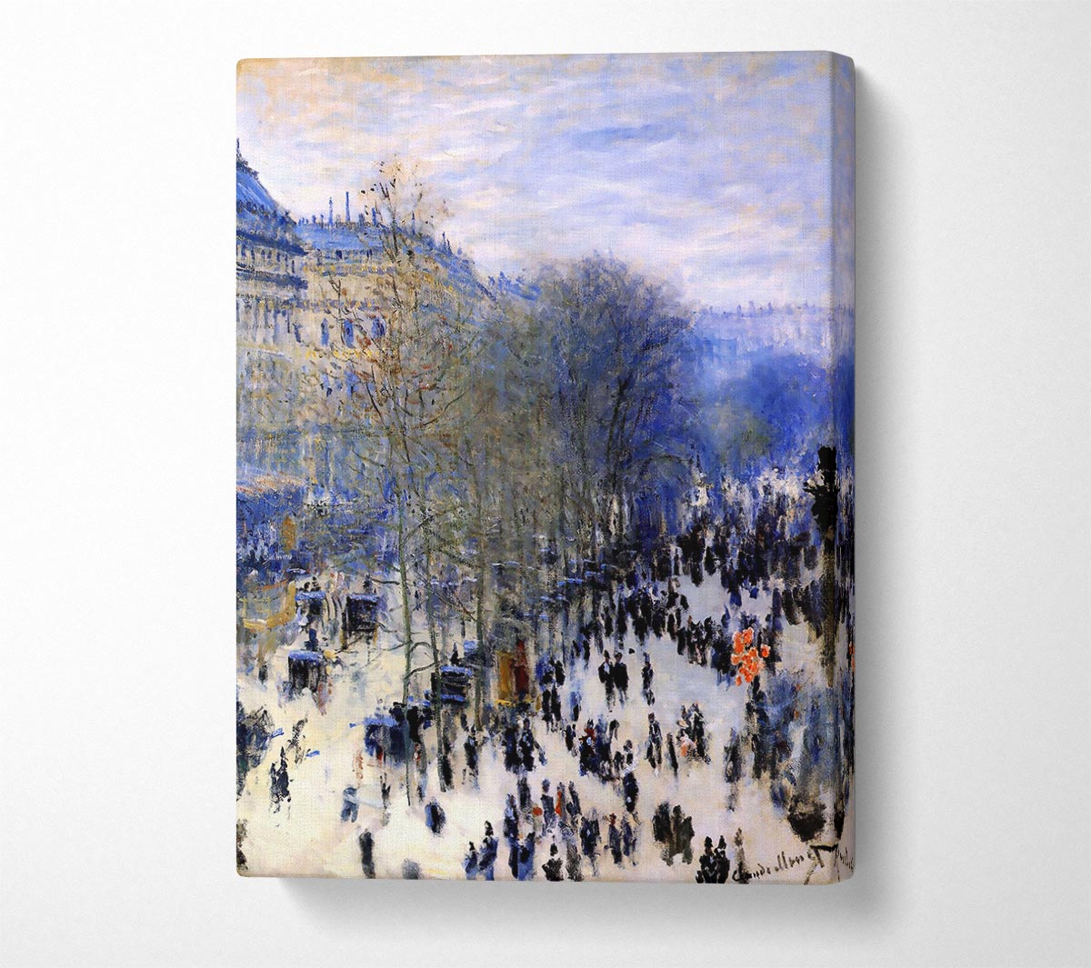 Monet Boulevard Des Capucines Canvas Wall Art