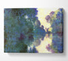 Monet Morning On The Seine At Giverny Canvas Wall Art