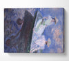 Monet On The Boat Canvas Wall Art