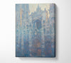 Monet The Portal Of Rouen Cathedral In Morning Light Canvas Wall Art