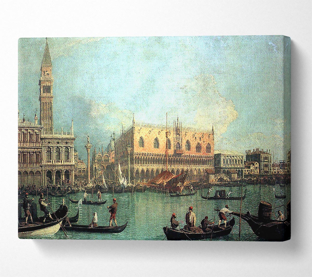 Canaletto Palazzo Ducale Canvas Wall Art