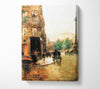 Hassam Parisian Street Scene 2 Canvas Wall Art