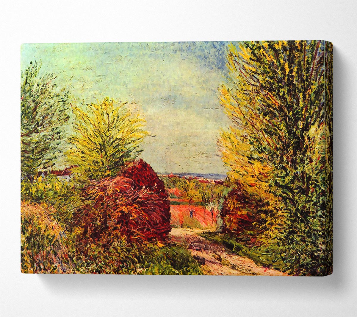Sisley Path In Veneux Nadon In Spring Canvas Wall Art