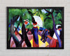 August Macke Promenade Framed Wall Art