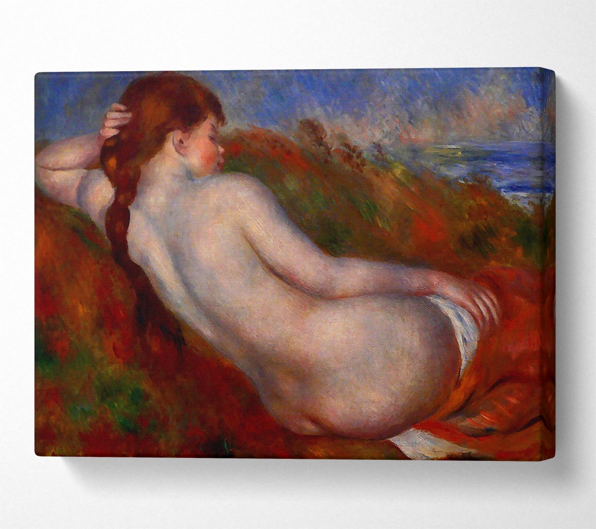 Renoir Reclining Nude Canvas Wall Art