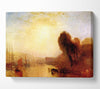 Joseph Mallord Turner Regatta At Cowes Castle Canvas Wall Art