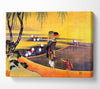 Hokusai Rice Fields Canvas Wall Art