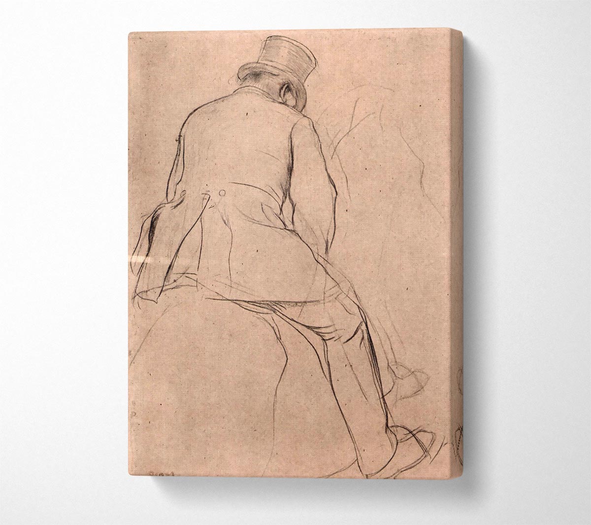 Degas Rider Canvas Wall Art
