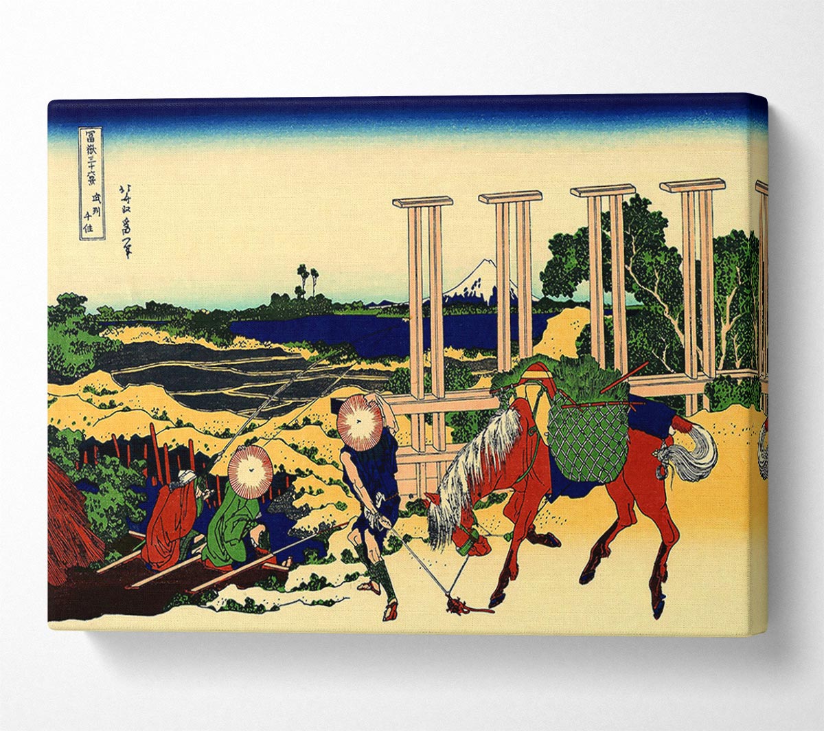 Hokusai Senju Canvas Wall Art