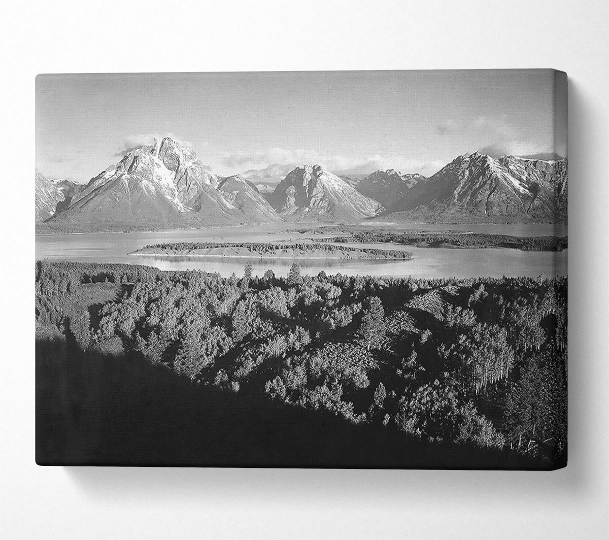 Ansel Adams Signal Hill In Grand Teton Wyoming Canvas Wall Art