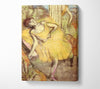 Degas Sitting Dancer With The Right Leg Up Canvas Wall Art