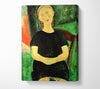 Modigliani Sitting Girl Canvas Wall Art