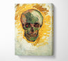 Van Gogh Skull Canvas Wall Art