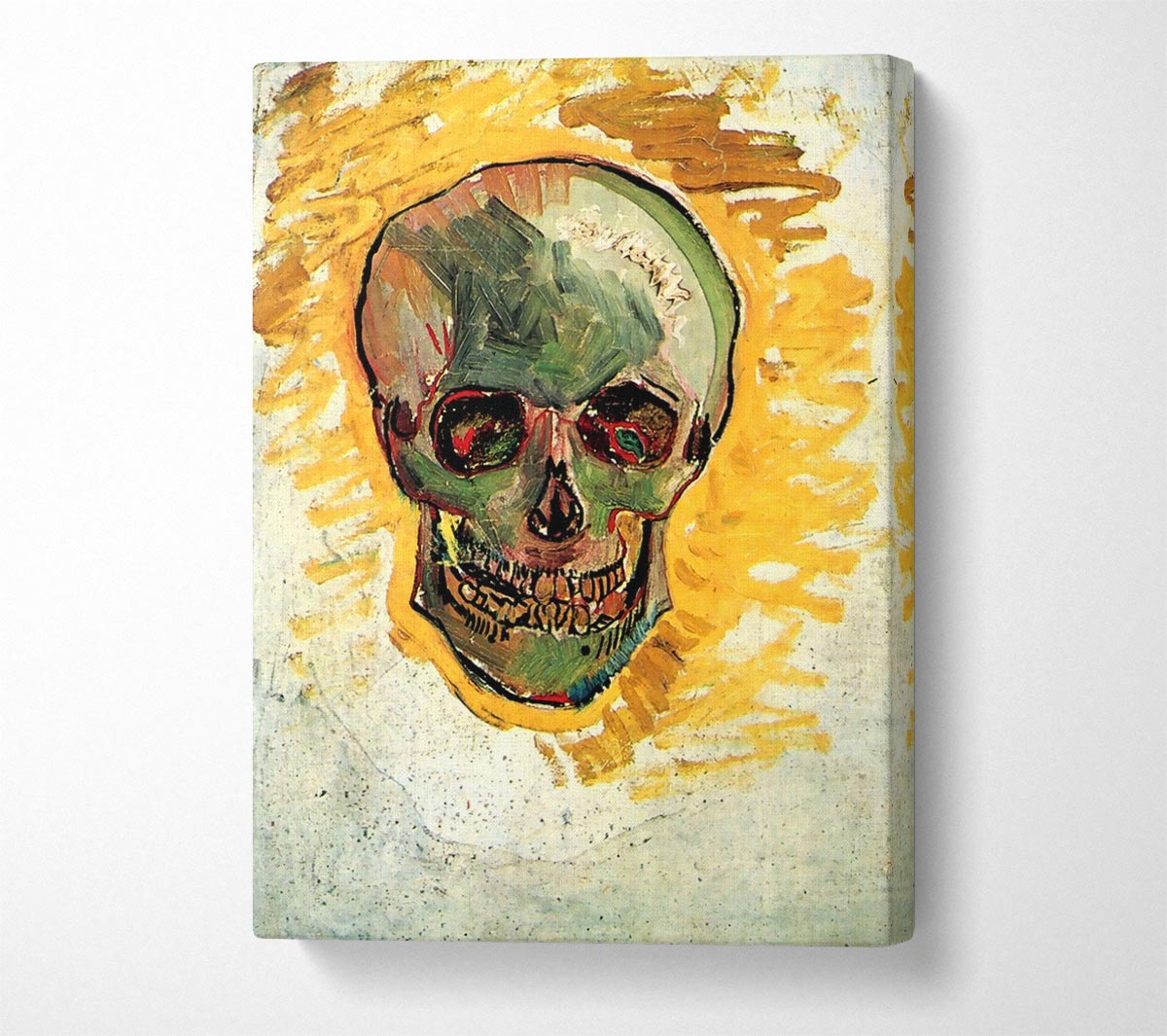Van Gogh Skull Canvas Wall Art