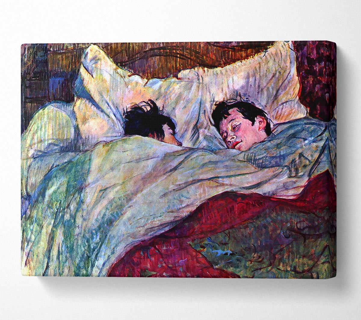 Toulouse Lautrec Sleeping Canvas Wall Art