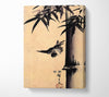 Hiroshige Sparrow And Bamboo 2 Canvas Wall Art