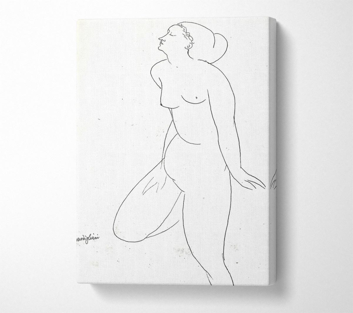 Modigliani Standing Nude 2 Canvas Wall Art