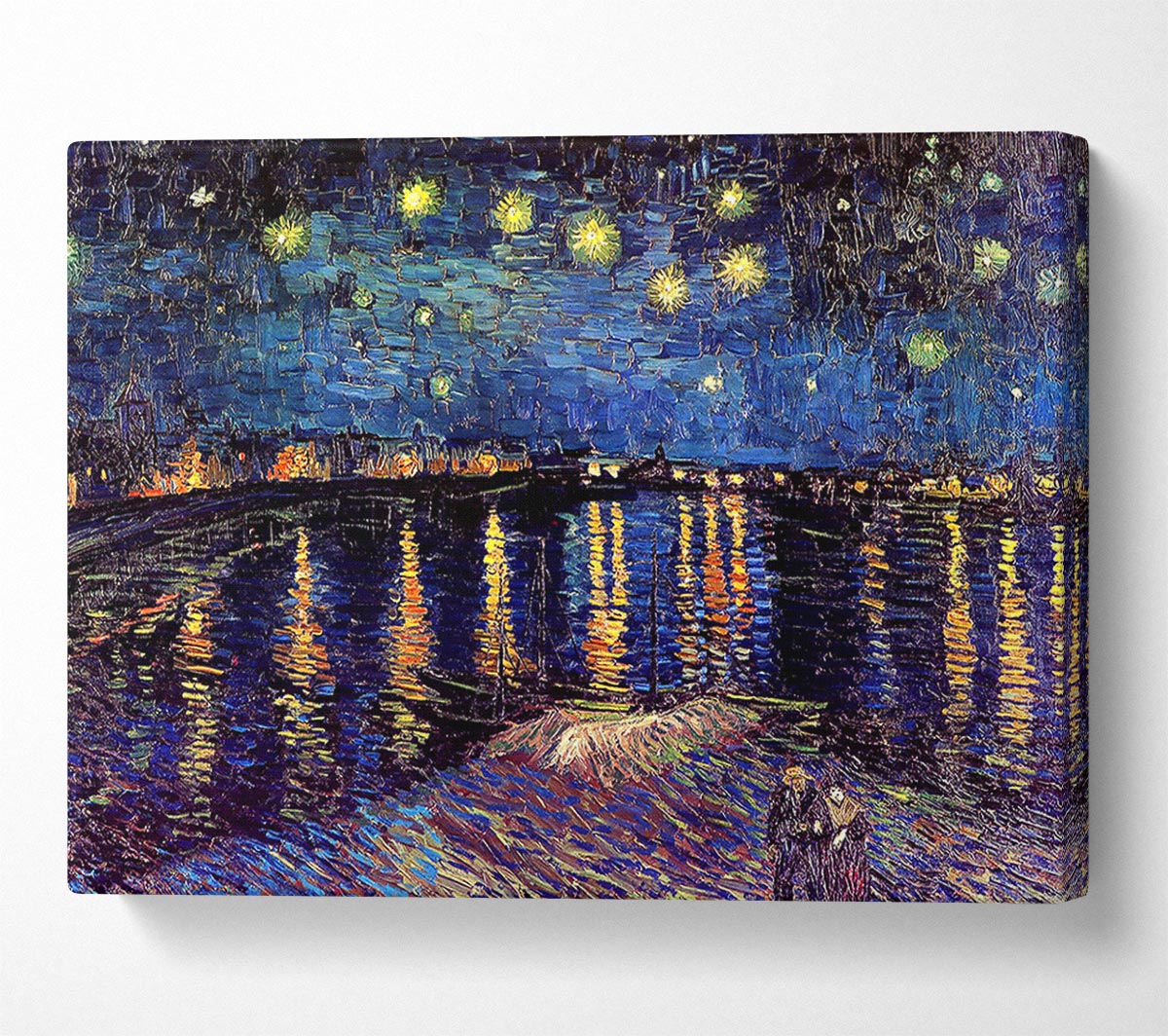 Van Gogh Starry Night Over The Rhone 2 Canvas Wall Art