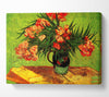 Van Gogh Still Life Vase With Oleanders And Books Canvas Wall Art