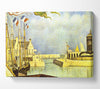 Seurat Sunday In Port-En-Bessin Canvas Wall Art