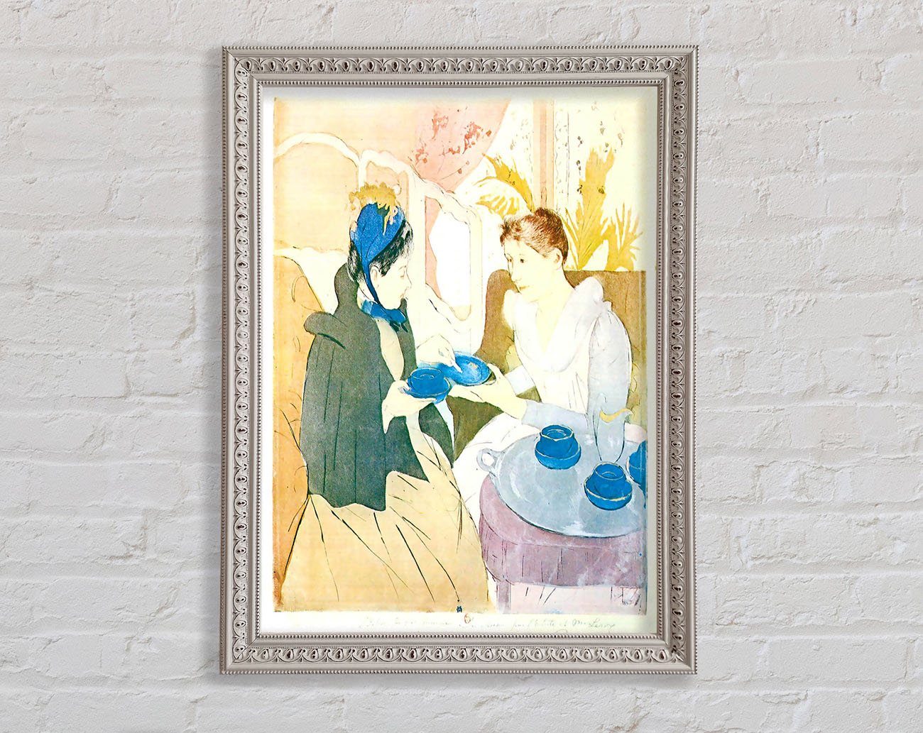 Cassatt Tea In The Afternoon Framed Wall Art