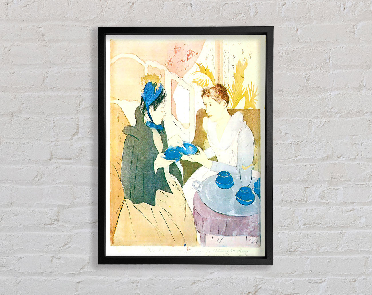 Cassatt Tea In The Afternoon Framed Wall Art