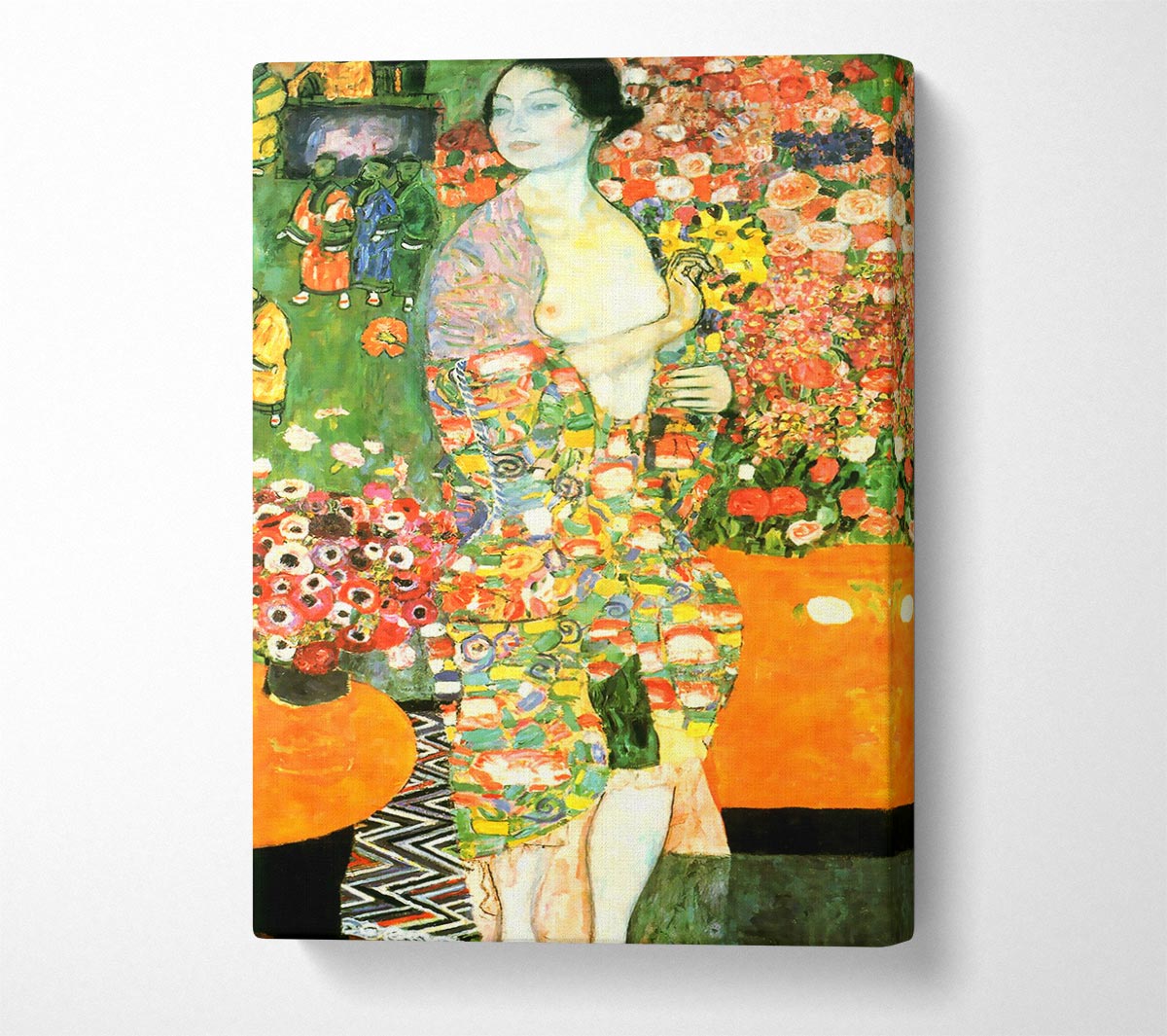 Klimt The Dancer Canvas Wall Art