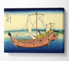 Hokusai The Kazusa Sea Route Canvas Wall Art