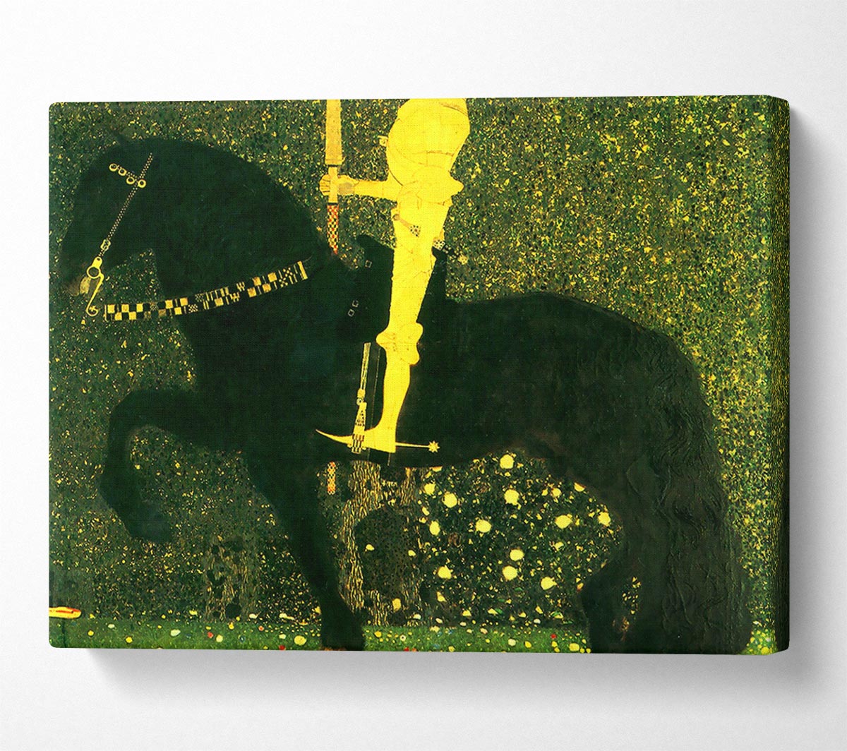 Klimt The Life Of A Struggle The Golden Knights Canvas Wall Art