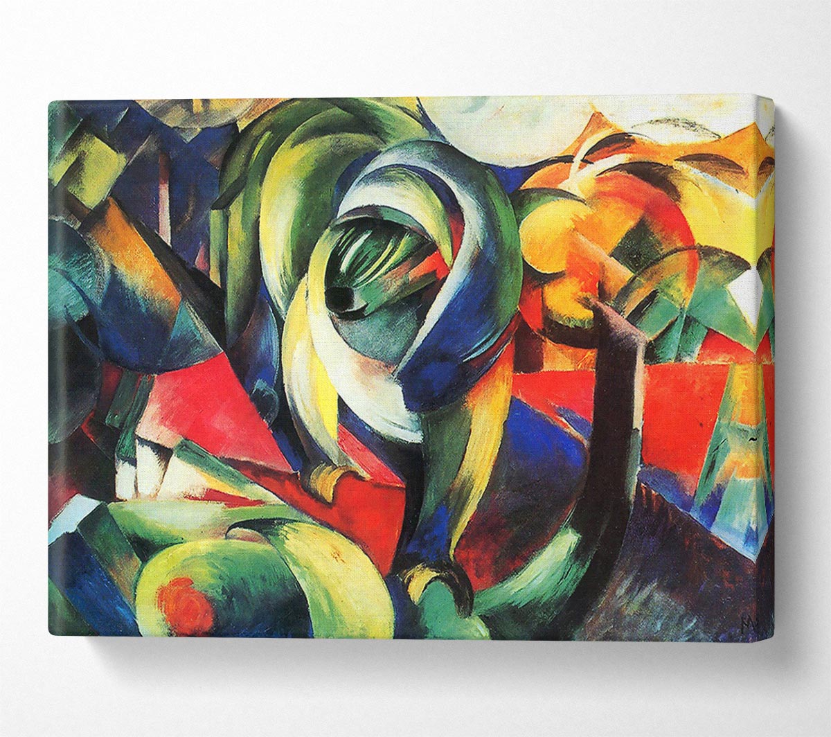 Franz Marc The Mandrill Canvas Wall Art